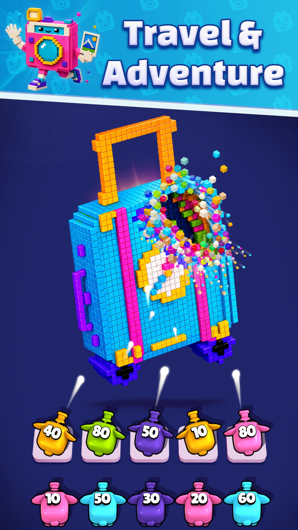 Voxel Flow 3D: Cube Blast screenshot