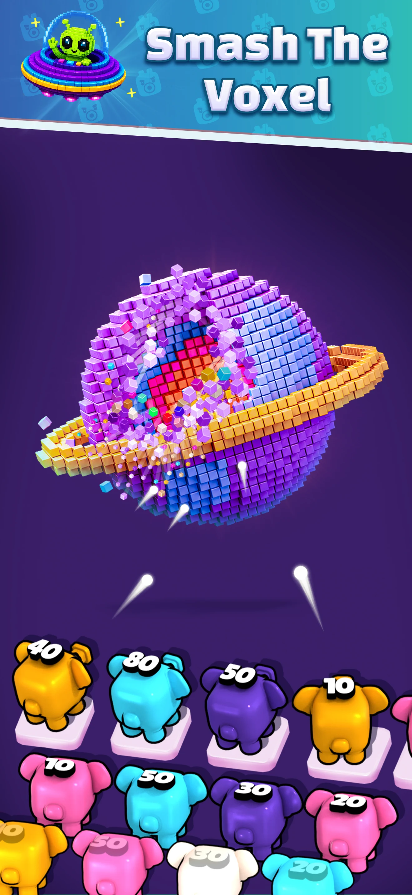 Voxel Flow 3D: Cube Blast screenshot